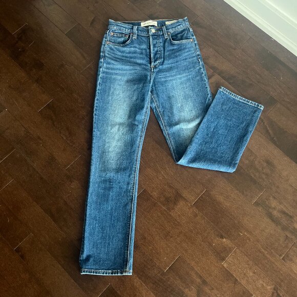 SOLD Denim Forum Arlo High Rise Straight - Picture 2 of 8